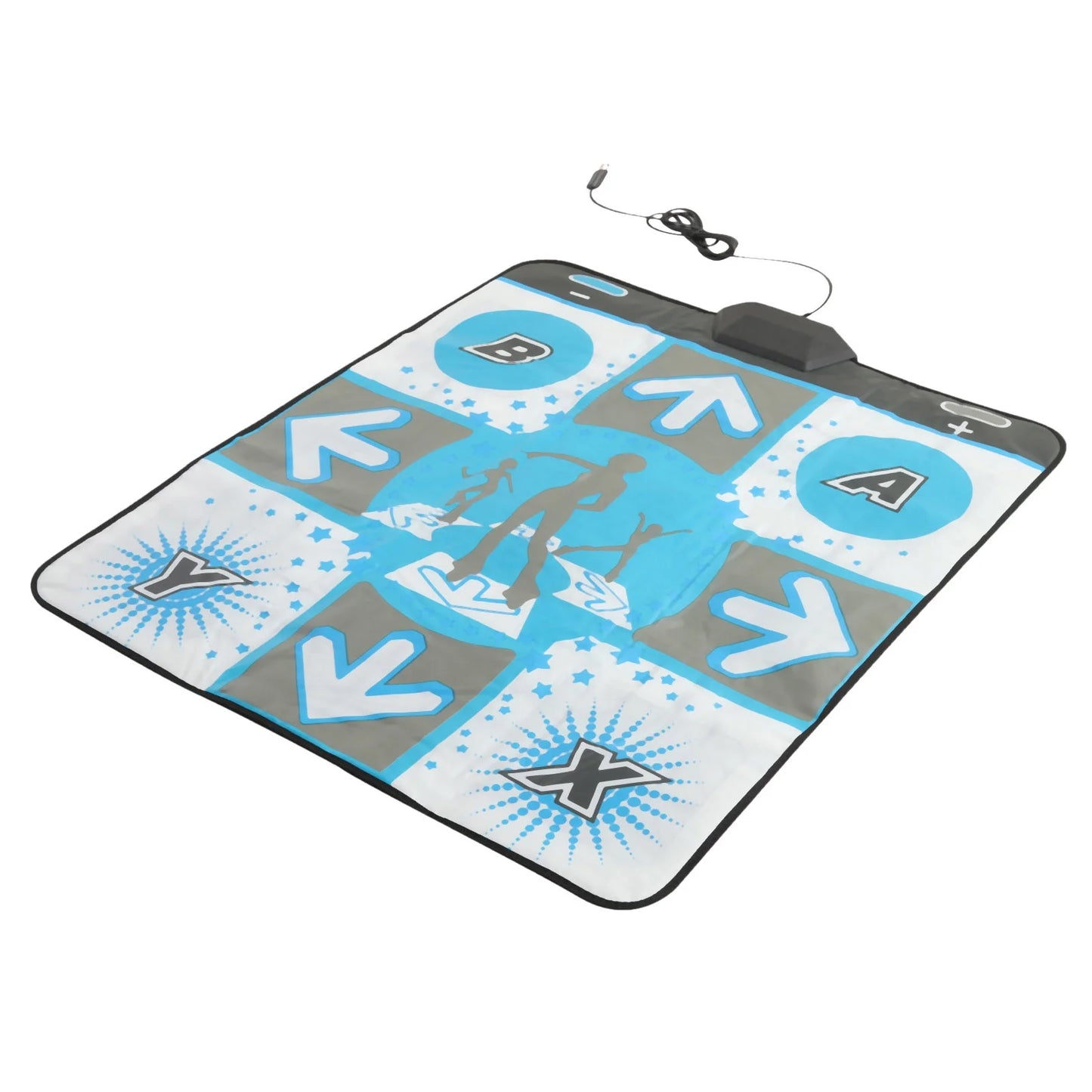 Non-Slip Wii Dance Mat for Active Life Games, ABS Dancing Pad Compatible with Wii Console and Dancing Stage Hottest Party, 35In