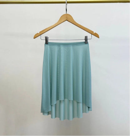 Ballet Dance Skirt Women High Quality Soft Net Printing Dance Leotard Dress Girl'S Dance Practice Long Skirt