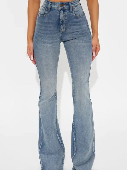 Tall Gemma Sculpting Stretch Flare Jeans - Vintage Wash